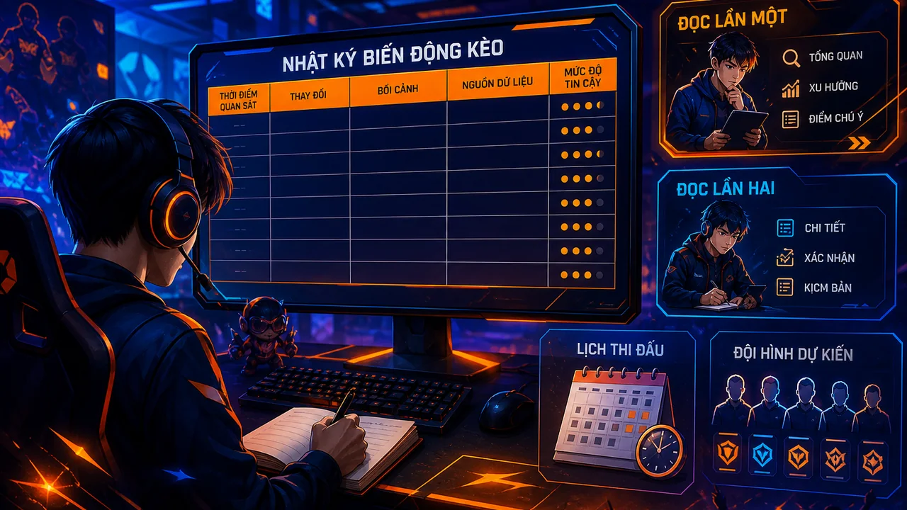 Bình tĩnh đọc tín hiệu: hướng dẫn biến động kèo 789bet cho người mới